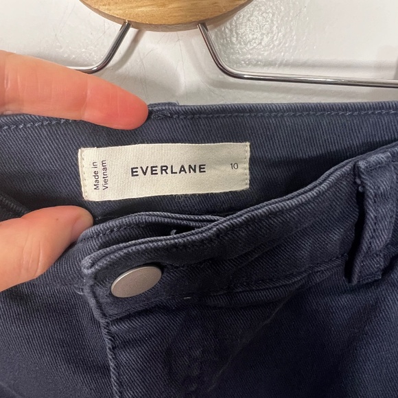 Everlane THE UTILITY BARREL PANT Navy Size 10 Cotton - Picture 9 of 12